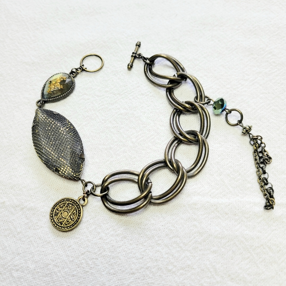 🌟 Chain Link Bracelet with Charms🌟